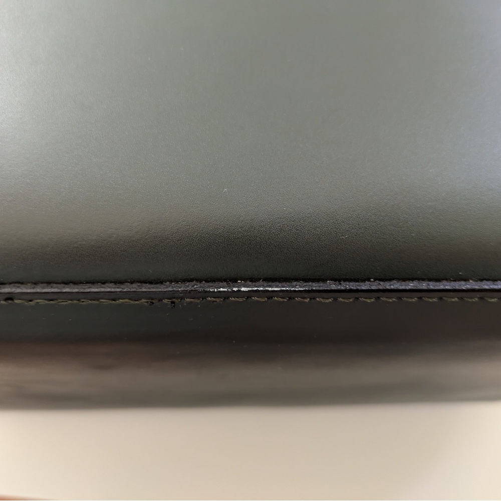 Green Leather Bucket bag - Picture 6 of 6